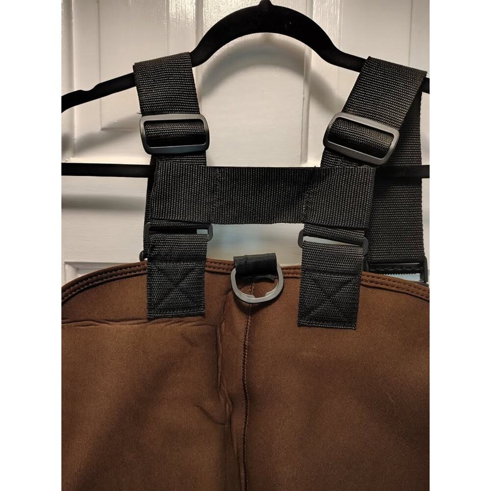 RedHead Brown Neoprene Hip Waders Overalls Worn once Size L - Picture 7 of 10
